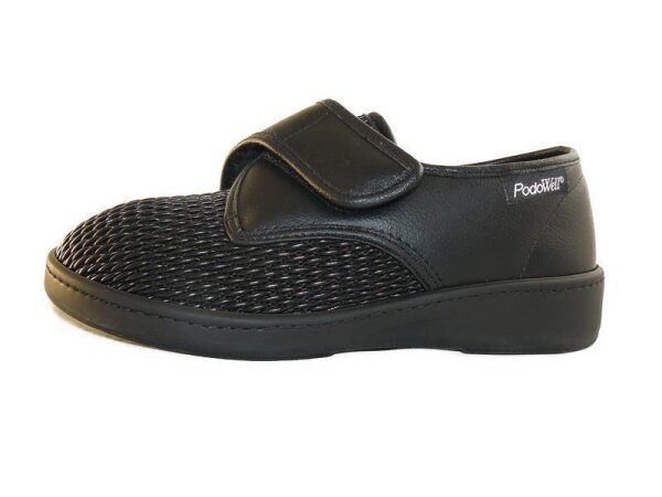 Schusters-Rappen - Damenstretchschuh - schwarz Größe 42