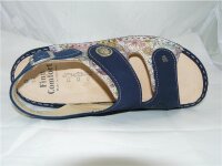 Finn Comfort Isera Damensandale blau multi