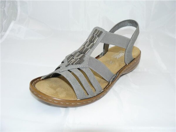 Rieker Damensandalette grau