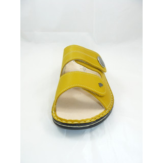 Finn Comfort Sansibar Damenpantolette Sunset(gelb) Größe 42