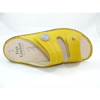 Finn Comfort Sansibar Damenpantolette Sunset(gelb) Größe 42