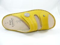 Finn Comfort Sansibar Damenpantolette Sunset(gelb) Größe 42