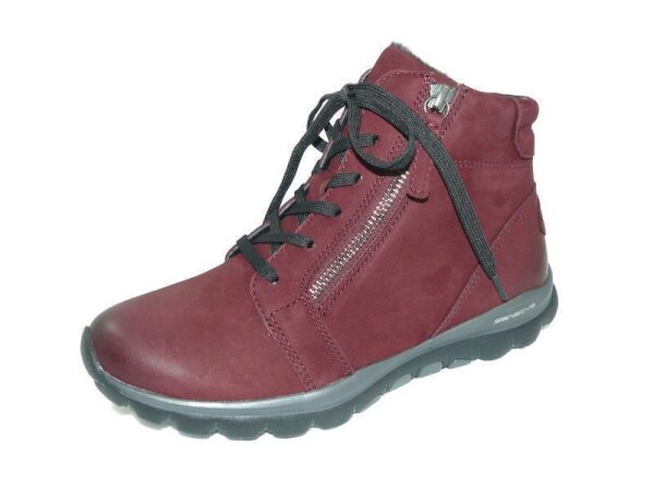Gabor - Nubuk Oil - Damenschnürstiefel - dark-red Grösse 8,0