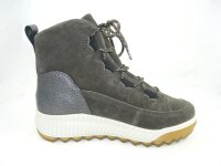 Legero - Tirano - Damenschnürstiefel - Grau - Velour - Weite G Grösse 37