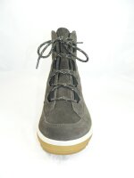 Legero - Tirano - Damenschnürstiefel - Grau - Velour - Weite G Grösse 38