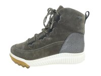 Legero - Tirano - Damenschnürstiefel - Grau - Velour - Weite G Grösse 38
