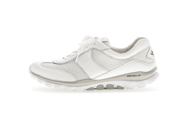 Gabor - Mesh/cervo - Damenschnürschuh - weiss Grösse 5,0