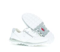 Gabor - Cervo/Lamina - Damenschnürschuh - weiss/silber Grösse 8,0