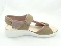 Legero Damensandale Beige Nubuk Weite G