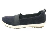 Legero - Damenslipper - Blau - Velour - Weite G Größe 5,0