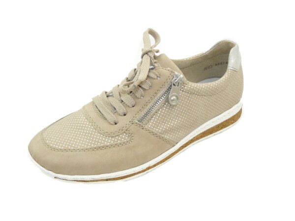 Rieker - Damensneaker - nude/silber/fog-silver