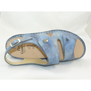 Kinn Comfort - Milos - Damensandale - jeansblau Größe 38