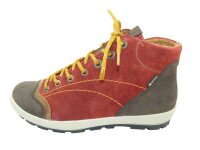 Legero - Damenschnürstiefel - Rot - Velour - GoreTex - Weite G