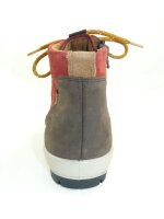 Legero - Damenschnürstiefel - Rot - Velour - GoreTex - Weite G Größe 6,5