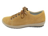 Legero - Damenschnürschuh - braun - Velour - Weite G Größe 7,0
