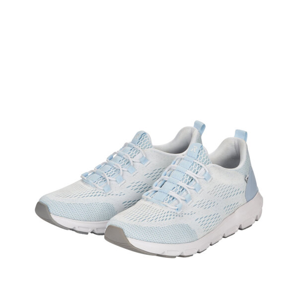 Rieker Damensneaker sportweiss-ciel Größe 40
