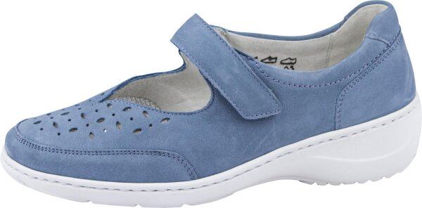 Waldläufer - Kya - Damenklettschuh - denim -  Weite K Größe 4,5