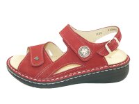 Finn Comfort Barbuda Damensandale Chili Nubuck  Größe 39