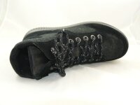 Legero - Damenschnürstiefel - TIRANO - Schwarz - Velour - Weite G  Größe 41