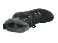 Legero - Damenschnürstiefel - NOVARA - Schwarz - Velour - Weite G Größe 5,0