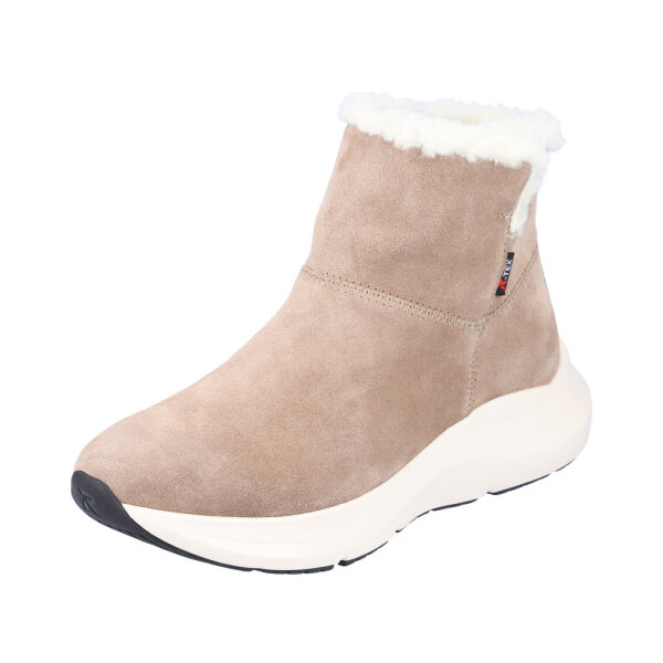 Rieker Damenstiefel fango/offwithe Größe 40