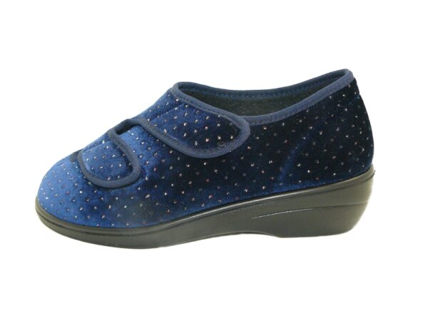 Florett -  Monza - Einlagenklettschuh - marine Größe 42
