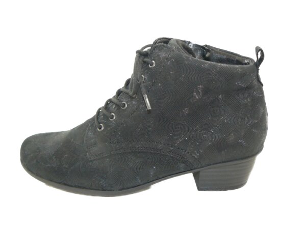 Waldläufer - Haifi - Damenstiefelette - schwarz -  Weite H Größe 4,5