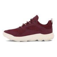 Ecco MX W LOW  Damenschnürer Weinrot