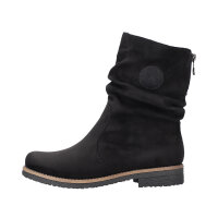 Rieker Damenstiefel schwarz Microstretch/Wildebuk  Warmfutter