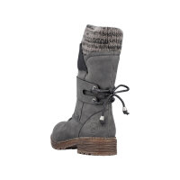 Rieker Damenstiefel anthrazit/schwarzWildebuk Warmfutter mit Menbrane