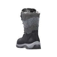 Rieker Damenstiefel schwarz/grau Warmfutter Tex