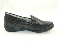 Waldläufer - Hinata - Damenslipper - Zac asphalt -  Weite H   Größe 7,0