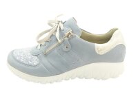 Waldläufer HAVY Damenschnürschuh Sky Silber Weite H  Größe 5,0
