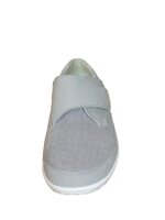 Waldläufer Henni Damenklettschuh stein silber Weite H   Größe 6,0