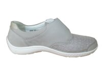 Waldläufer Henni Damenklettschuh stein silber Weite H   Größe 6,5
