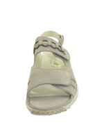 Waldläufer GARDA Damensandale beige Nubuk Weite G  Größe 6,5