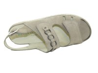 Waldläufer GARDA Damensandale beige Nubuk Weite G  Größe 6,5