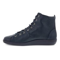 Ecco - Soft - Schnürstiefelette - Marine Größe 42