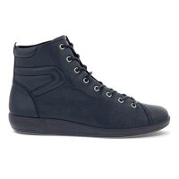 Ecco - Soft - Schnürstiefelette - Marine Größe 42