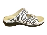 Rhön-Rennsteig - Viena - Pantolette - Zebra/White Größe 37