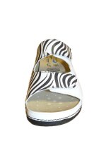 Rhön-Rennsteig - Viena - Pantolette - Zebra/White Größe 37