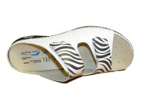 Rhön-Rennsteig - Viena - Pantolette - Zebra/White Größe 37