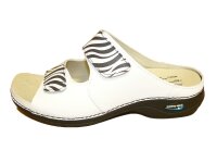 Rhön-Rennsteig - Viena - Pantolette - Zebra/White Größe 42