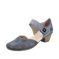 Rieker Damenslipper blau Größe 38