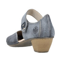Rieker Damenslipper blau Größe 38