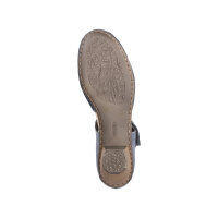 Rieker Damenslipper blau Größe 38