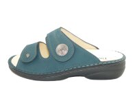 Finn Comfort Sansibar Damenpantolette Petrol