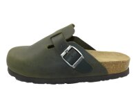 Rohde - Alba - Clog - Olive - Leder - Weite G